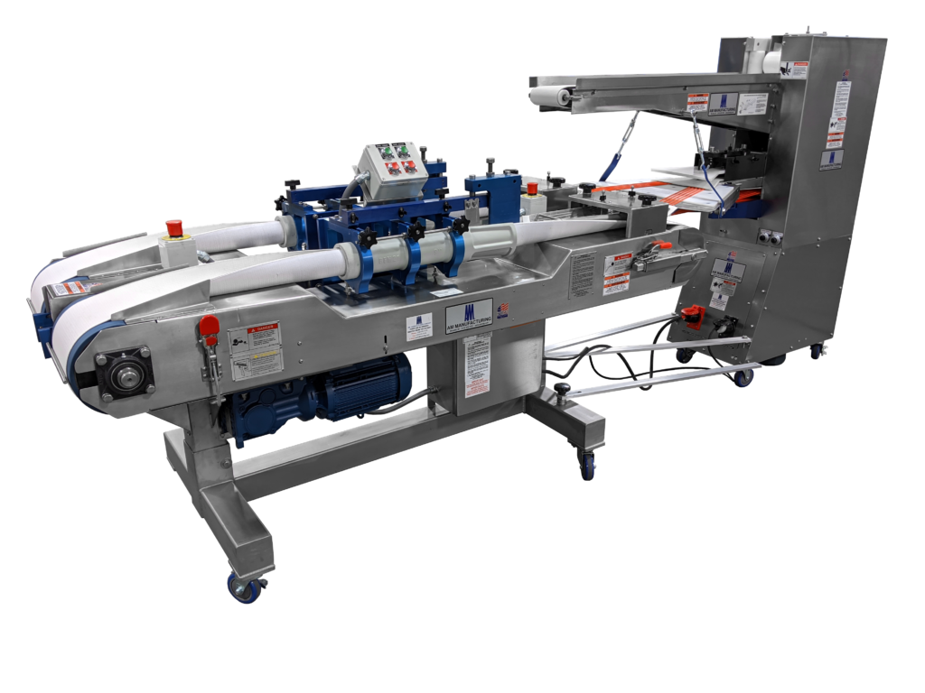 AM Manufacturing RK4400 Bagel Former, Combination Dual Bank Rotating Knife Dough Divider