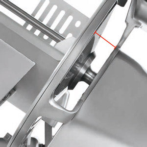 Sirman 15359028SNA Raffaello 350 Evo Top 14" Blade Heavy Duty Deli Slicer with Aluminum Knobs