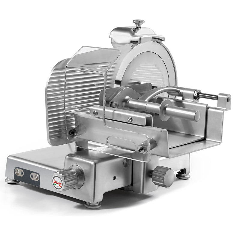 Sirman 15352508SNA Mantegna 350 VCS Top 14" Blade Straight Feed Slicer for Fresh Meat