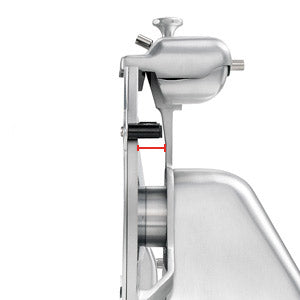 Sirman 16377508SNA Leonardo 370 Evo VCS Top 15" Full-Size Straight Feed Slicer for Fresh Meat