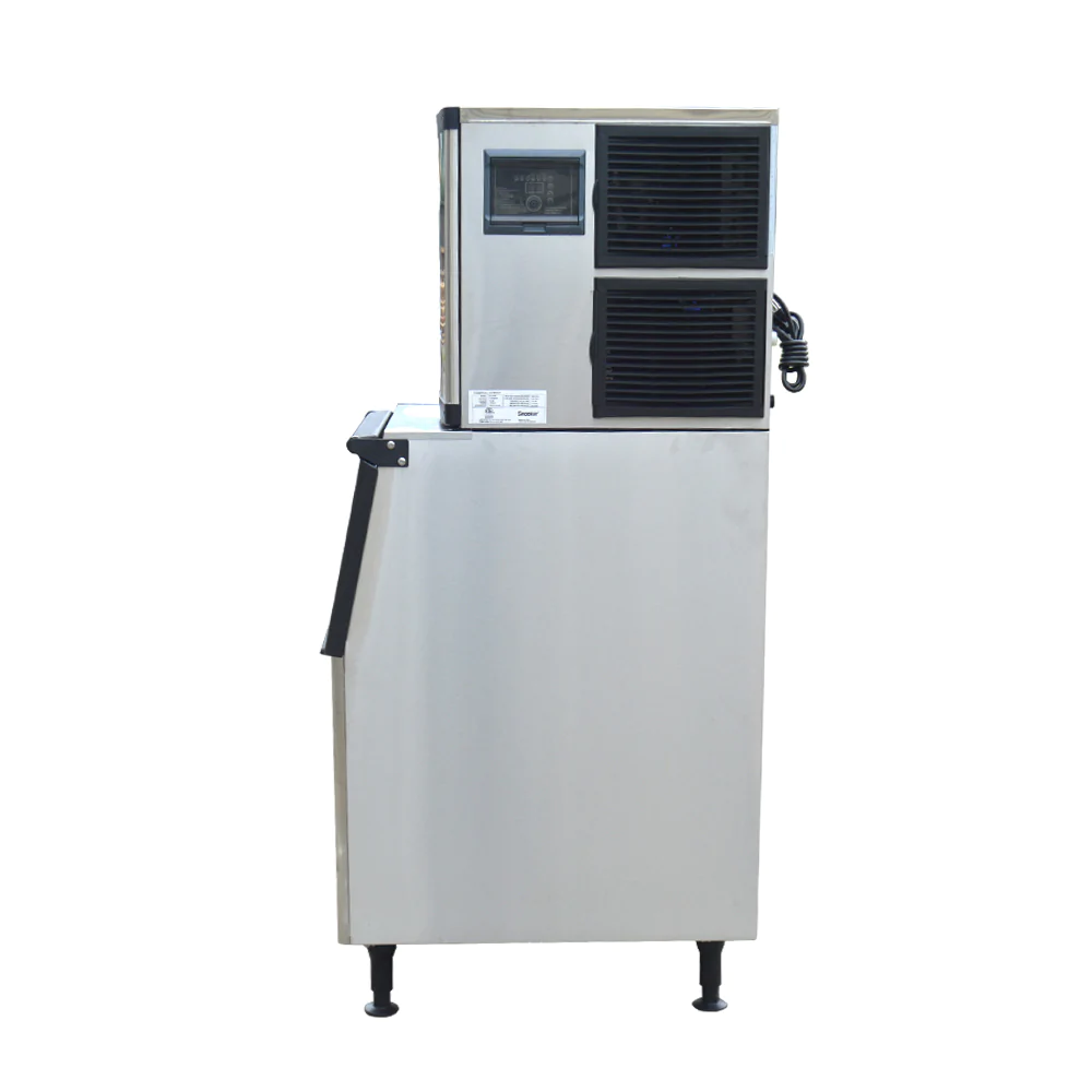 Westlake SK-329 350 lb. Capacity Ice Maker with Bin 275 lb., Full Cube, Air Cooled