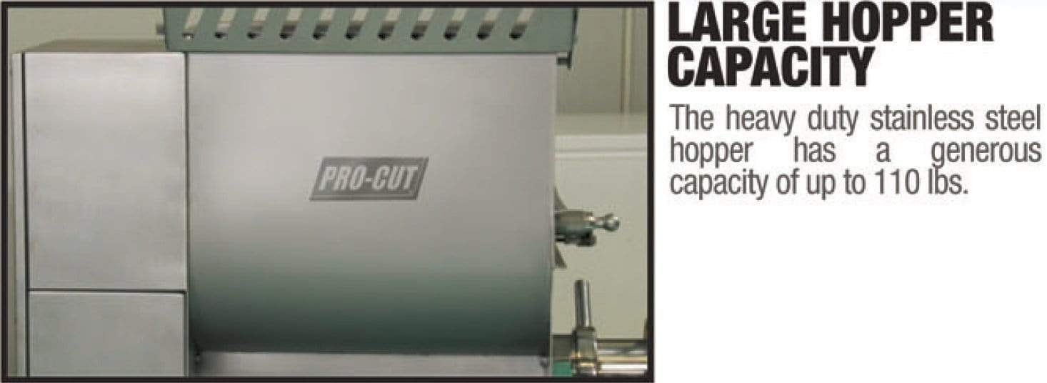 Pro-Cut KMG-32 Mixer Grinder, 7.5 HP, 220V, 3 Phase