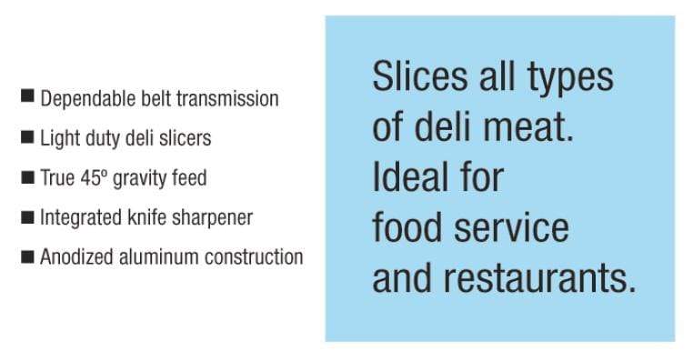 Pro-Cut KDS-10 Meat & Deli Slicer 10" Blade, 1/3 HP