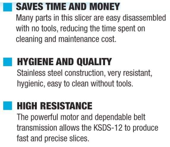 Pro-Cut KSDS-12 Meat & Deli Slicer 12" Blade, 1/3 HP