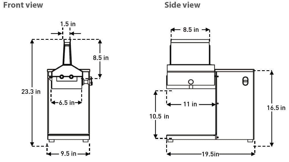 Pro-Cut KT-8 Meat Tenderizer 3/4 HP