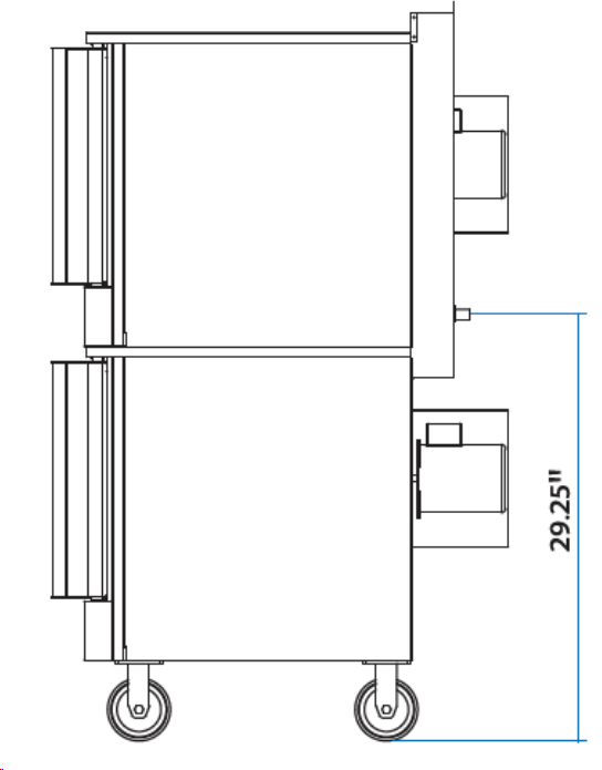 IKON IECO-2 Double Stack Electric Convection Oven, Single Phase