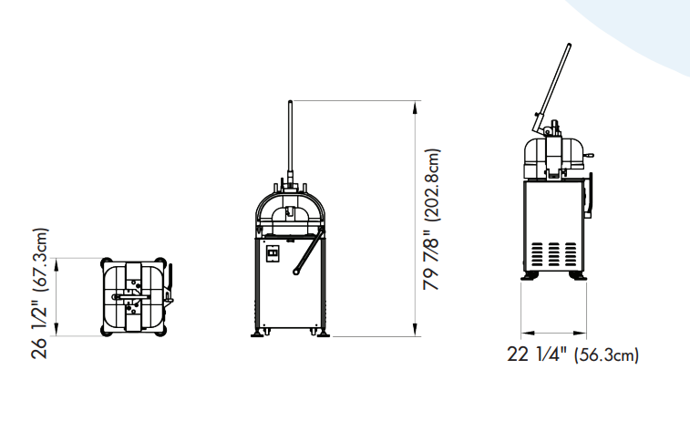 Univex SBDR30 1.41 - 4.76 oz. Semi-Automatic Bun Divider/Rounder, 30 division trays