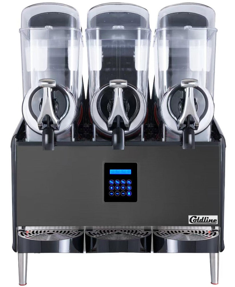 Coldline GRANITA-3X Triple 3 Bowl Pourover Granita Slush Machine, 9.6 Gallon
