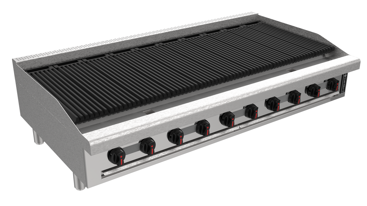 Venancio R60CT-60C 60" Elite Radiant Charbroiler with 10 Burners, Restaurant Series