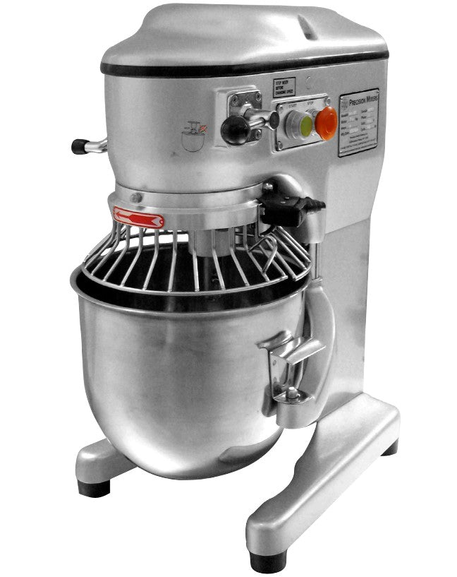 Precision Hub-40 40 Quart Planetary MIxer, 3 Speed, Heavy Duty 1 1/2 HP Motor, Single Phase