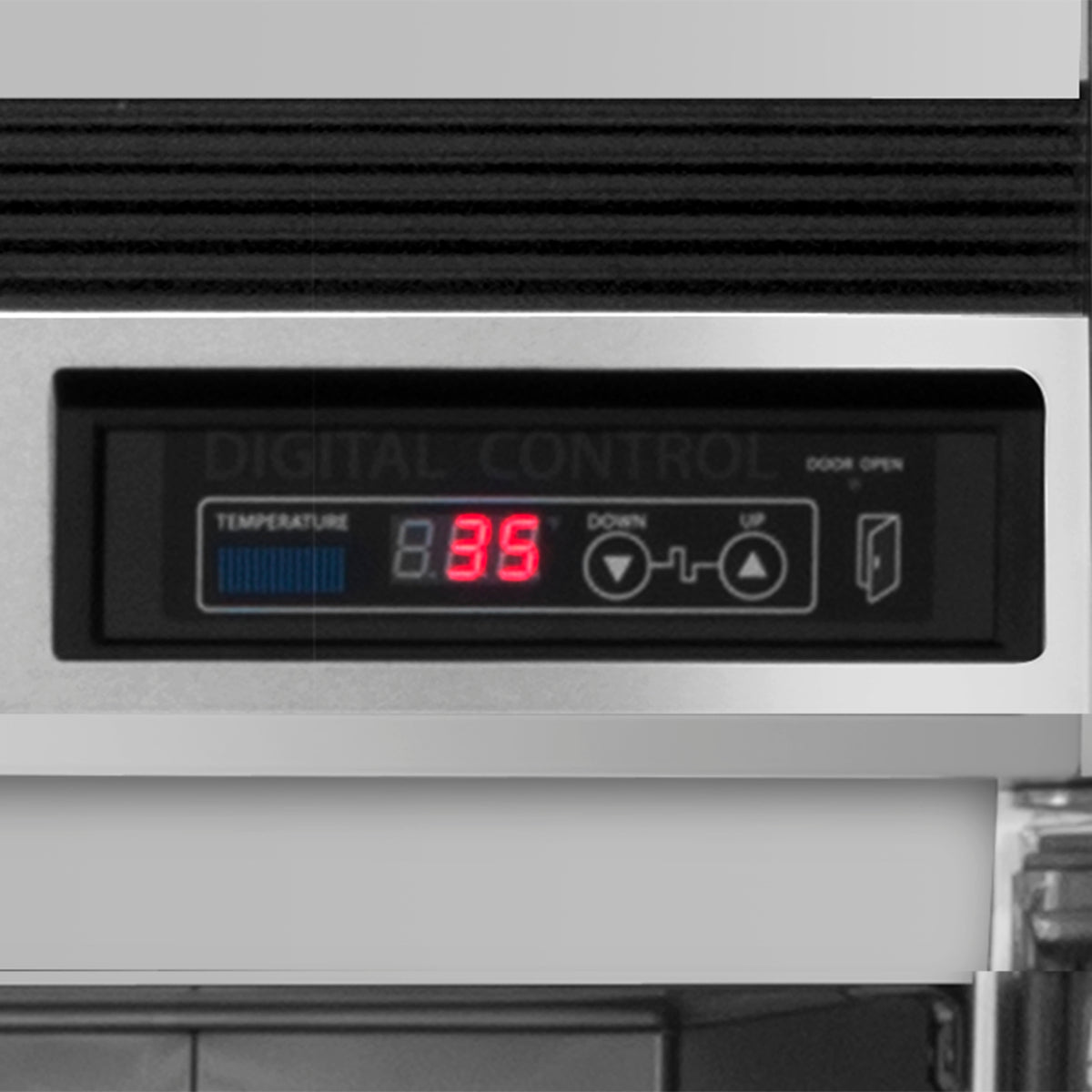 Maxx Cold MCR-72FDHC Triple Door Reach-In Refrigerator, Bottom Mount, 81"W, 66.7 cu. ft. Storage Capacity, in Stainless Steel