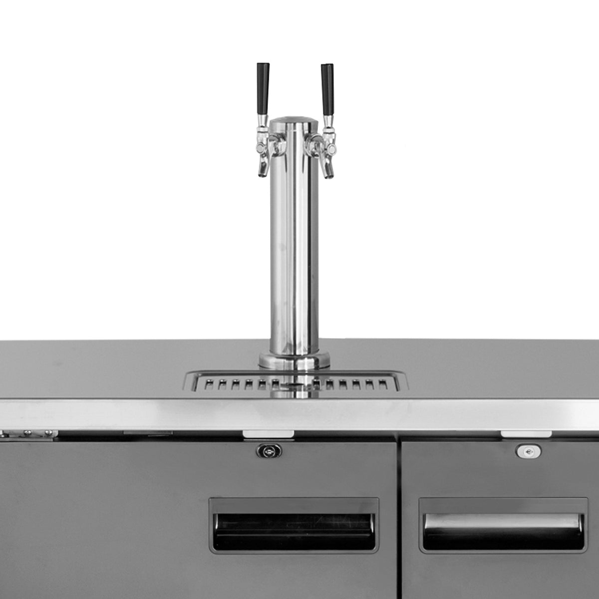 Maxx Cold MXBD48-1BHC X-Series Single Tower, 2 Tap Beer Dispenser, 47.5"W, 10.5 cu. ft.