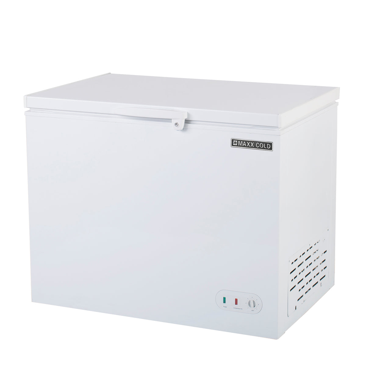 Maxx Cold MXSH12.7SHC Select Series Chest Freezer with Solid Top, 50"W, 12.7 cu. ft. Storage Capacity, Locking Lid, in White