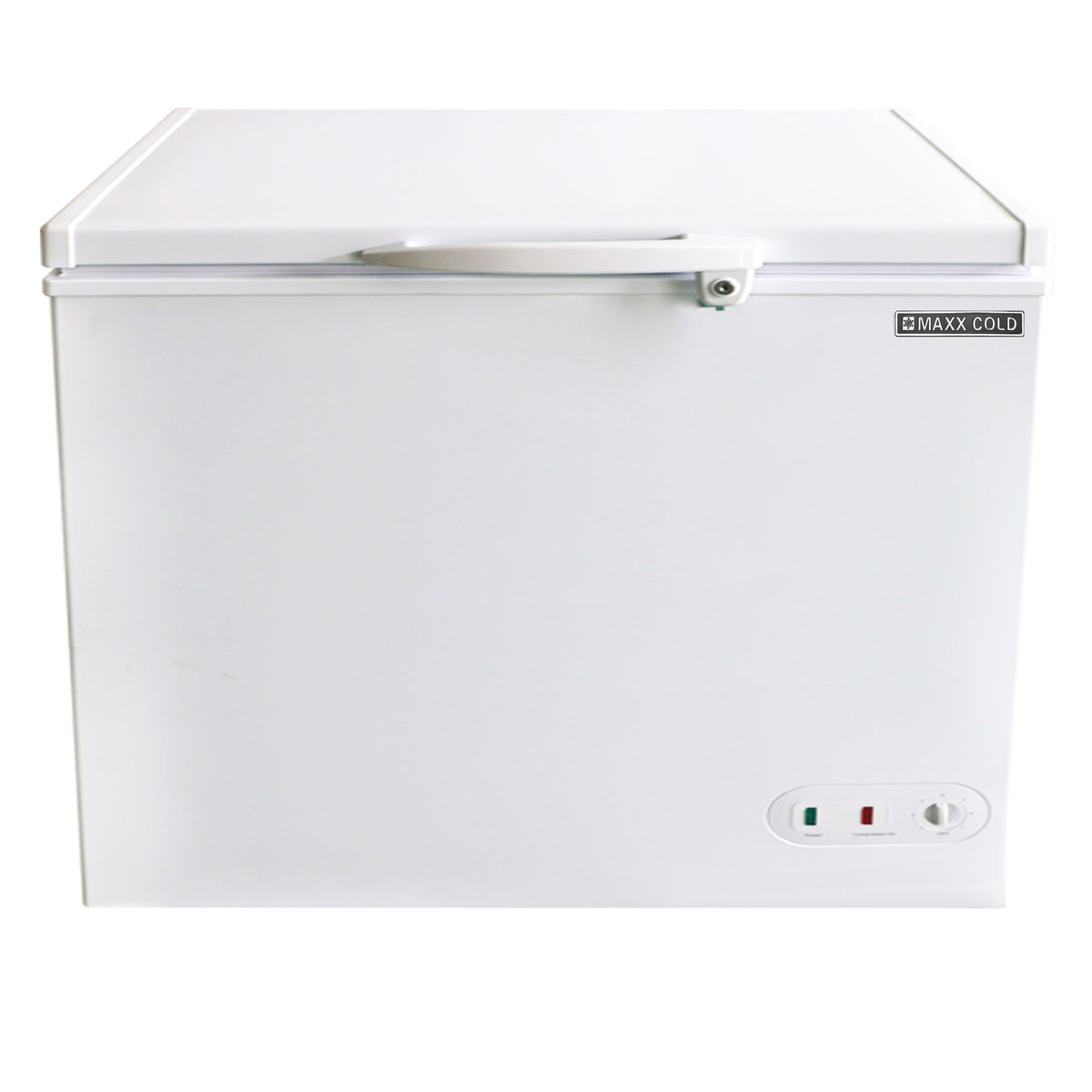 Maxx Cold MXSH7.0SHC Select Series Compact Chest Freezer with Solid Top, 37.8"W, 7 cu. ft. Storage Capacity, Locking Lid, White