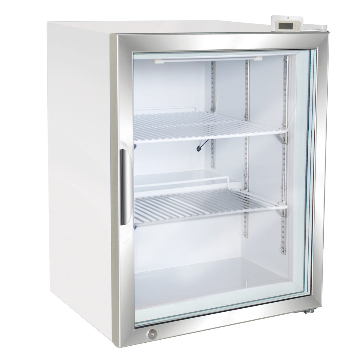 Maxx Cold MXM1-3.5FHC X-Series Glass Door Countertop Merchandiser Freezer, 24.4"W, 3.5 cu. ft. Storage Capacity, in White