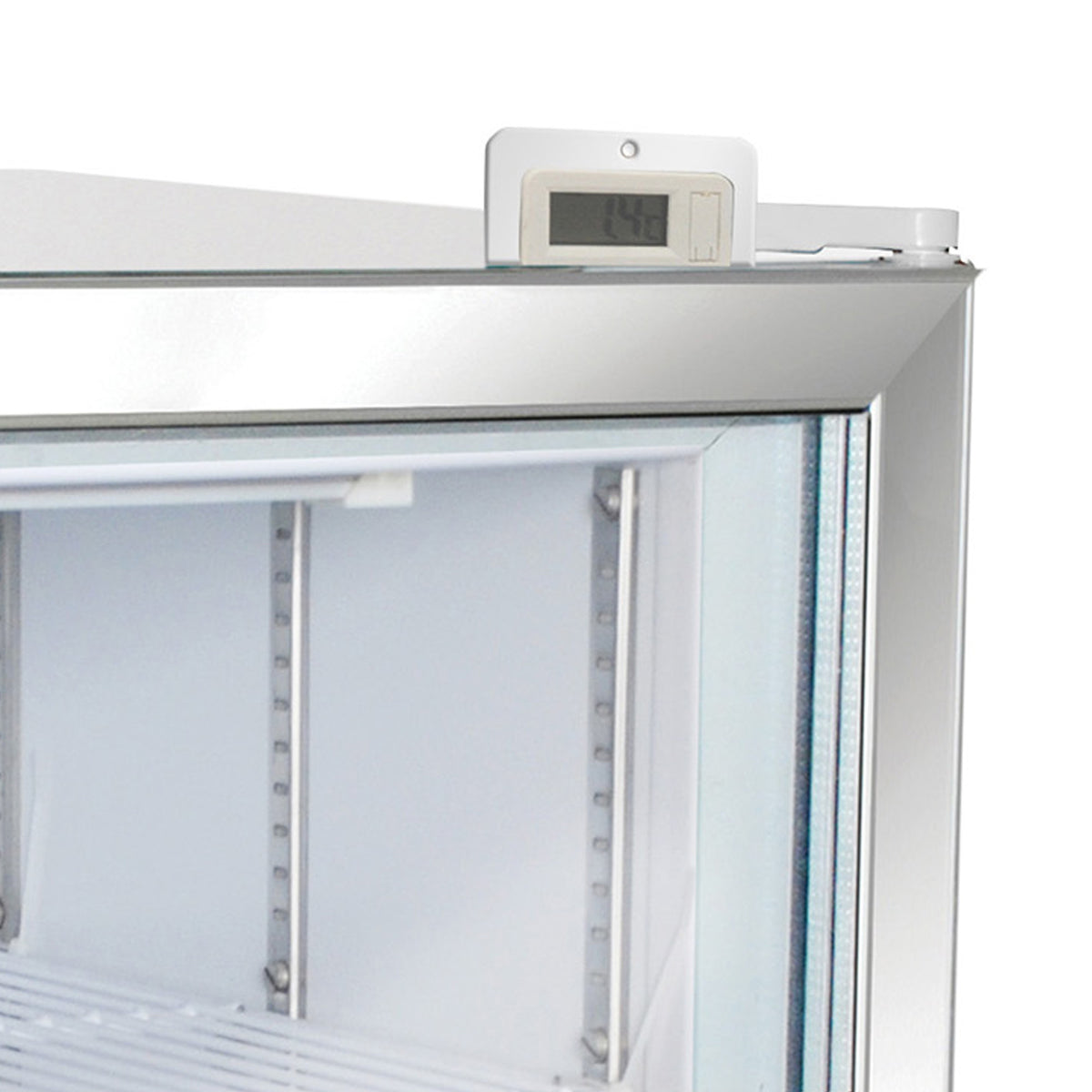 Maxx Cold MXM1-3.5FHC X-Series Glass Door Countertop Merchandiser Freezer, 24.4"W, 3.5 cu. ft. Storage Capacity, in White