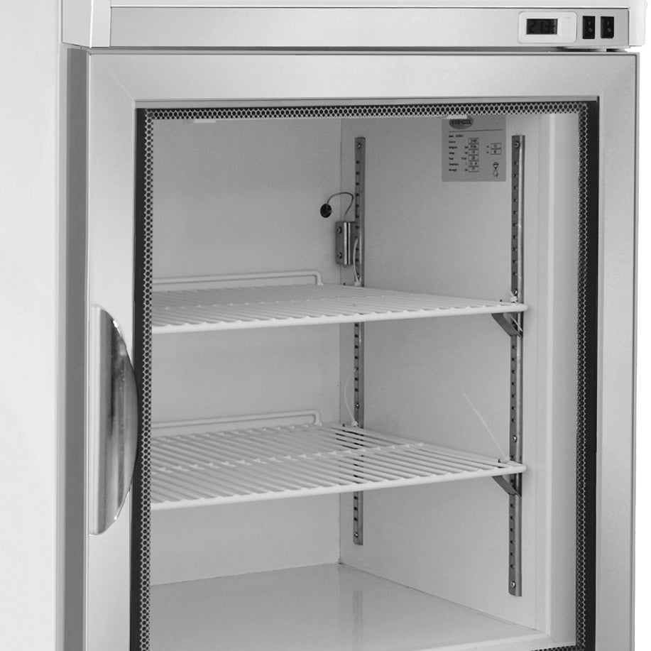 Maxx Cold MXM1-4FHC X-Series Glass Door Countertop Merchandiser Freezer, 24.4"W, 4.2 cu. ft. Storage Capacity, in White