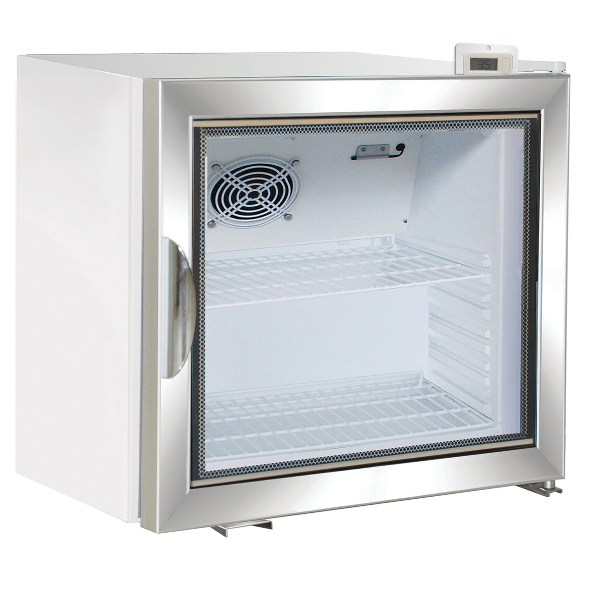 Maxx Cold MXM1-2RHC X-Series Countertop Merchandiser Refrigerator, 22.4"W, 2.1 cu. ft. Storage Capacity, in White