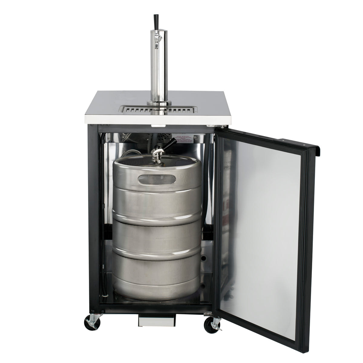 Maxx Cold MXBD24-1BHC X-Series Single Tower, 1 Tap Beer Dispenser, 23.3"W, 7.2 cu. ft.