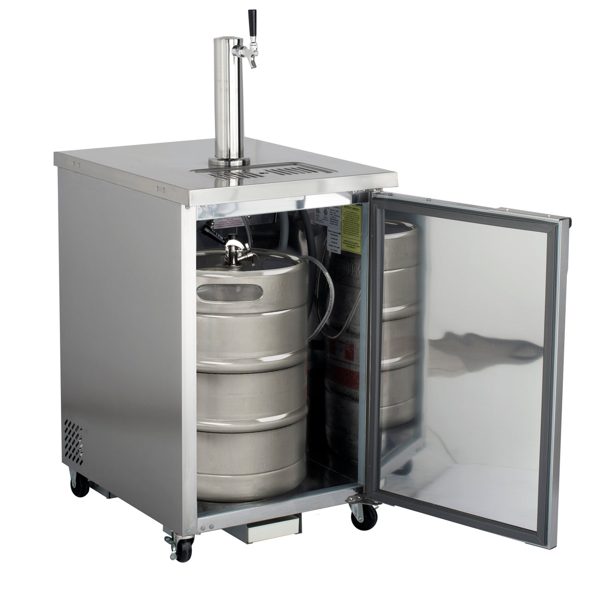 Maxx Cold MXBD24-1SHC X-Series Single Tower, 1 Tap Beer Dispenser, 23.3"W, 7.2 cu. ft.