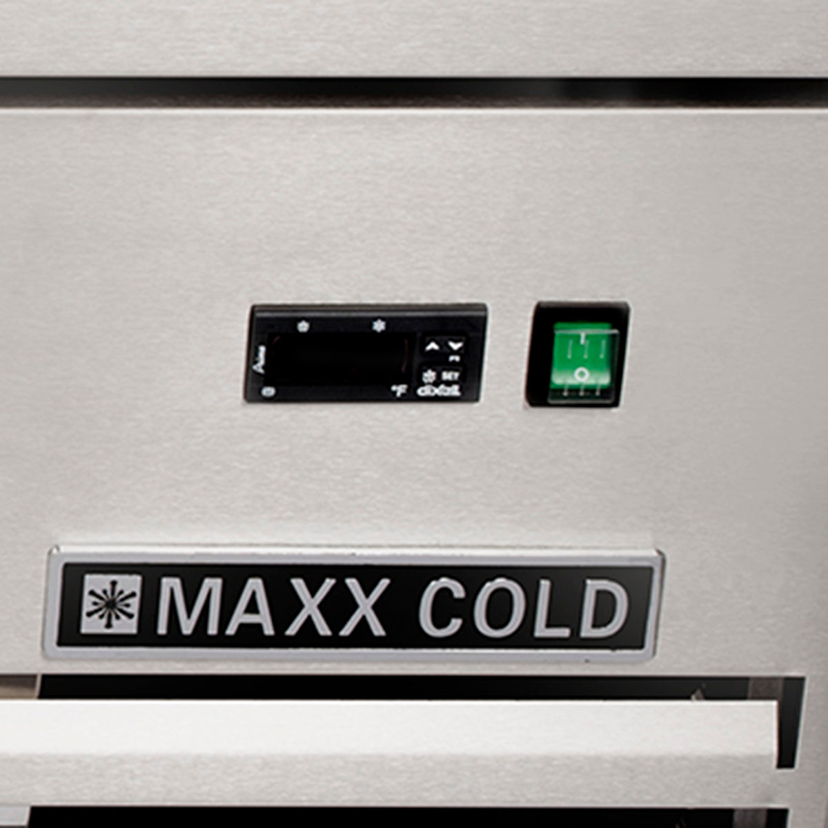 Maxx Cold MXCB48HC X-Series Two-Drawer Refrigerated Chef Base, 50"W, 6.5 cu. ft. Storage Capacity, in Stainless Steel