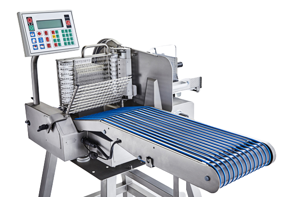 Jaccard VA4000AT-530T 13" Programmable Automatic Stacker Slicer includes Conveyor & Stand