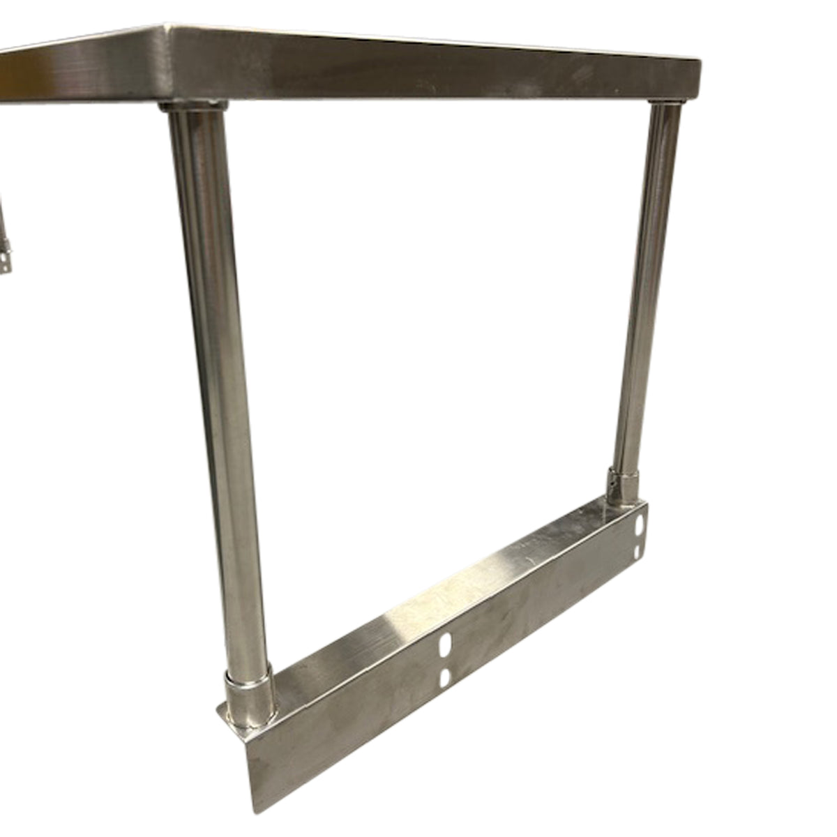 BevLes BVOS-18 Over Shelf Storage Shelf for 3-Well Steam Tables, 18"W, in Silver (BVOS-18-3)