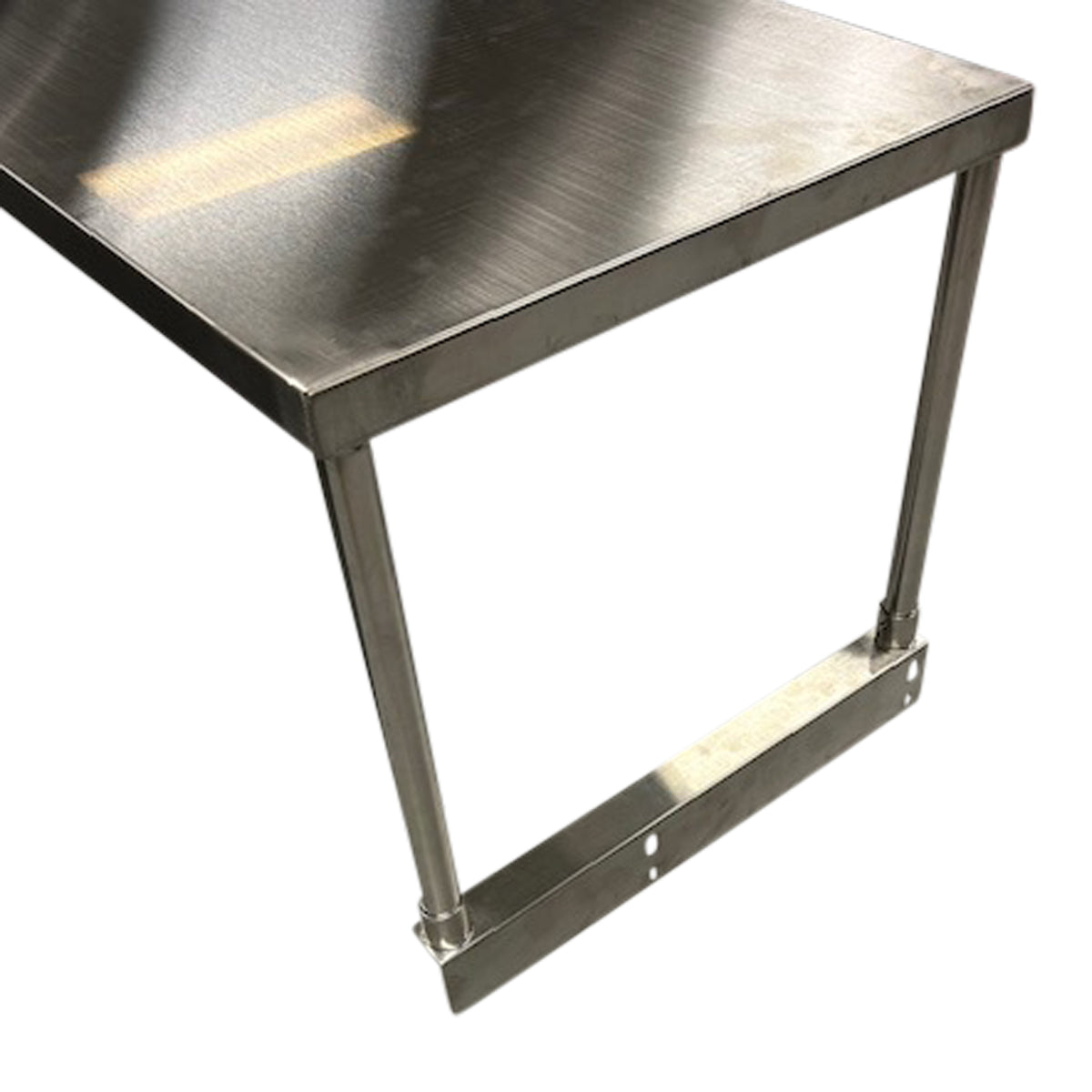 BevLes BVOS-18 Over Shelf Storage Shelf for 5-Well Steam Tables, 18"W, in Silver (BVOS-18-5)