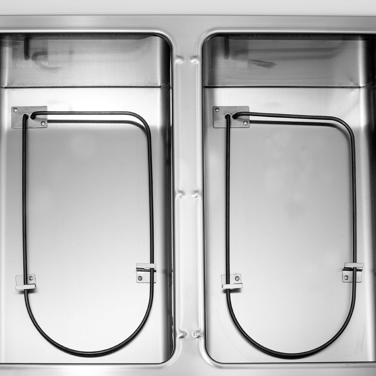 BevLes BVST-2 2 Well Electric Steam Table, 120V, in Silver (BVST-2-120)