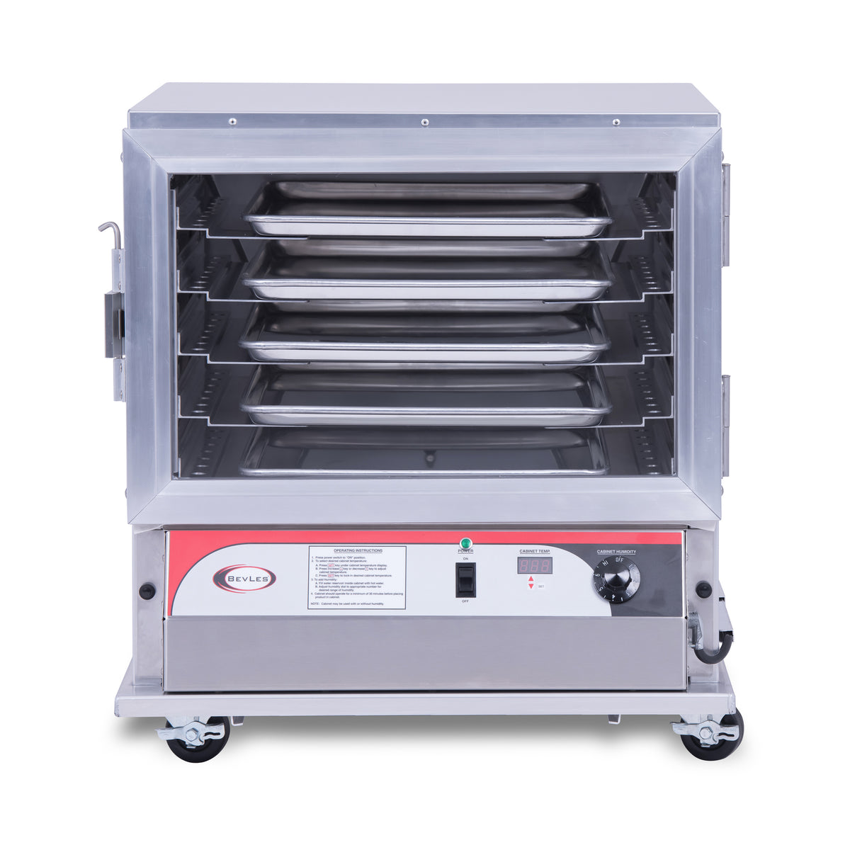 BevLes PICA32-10-A Under Counter Non-Insulated PICA Proofing Cabinet, 115V, Left Hand Hinge, 1 Door, in Silver (PICA32-10-A-1L1)