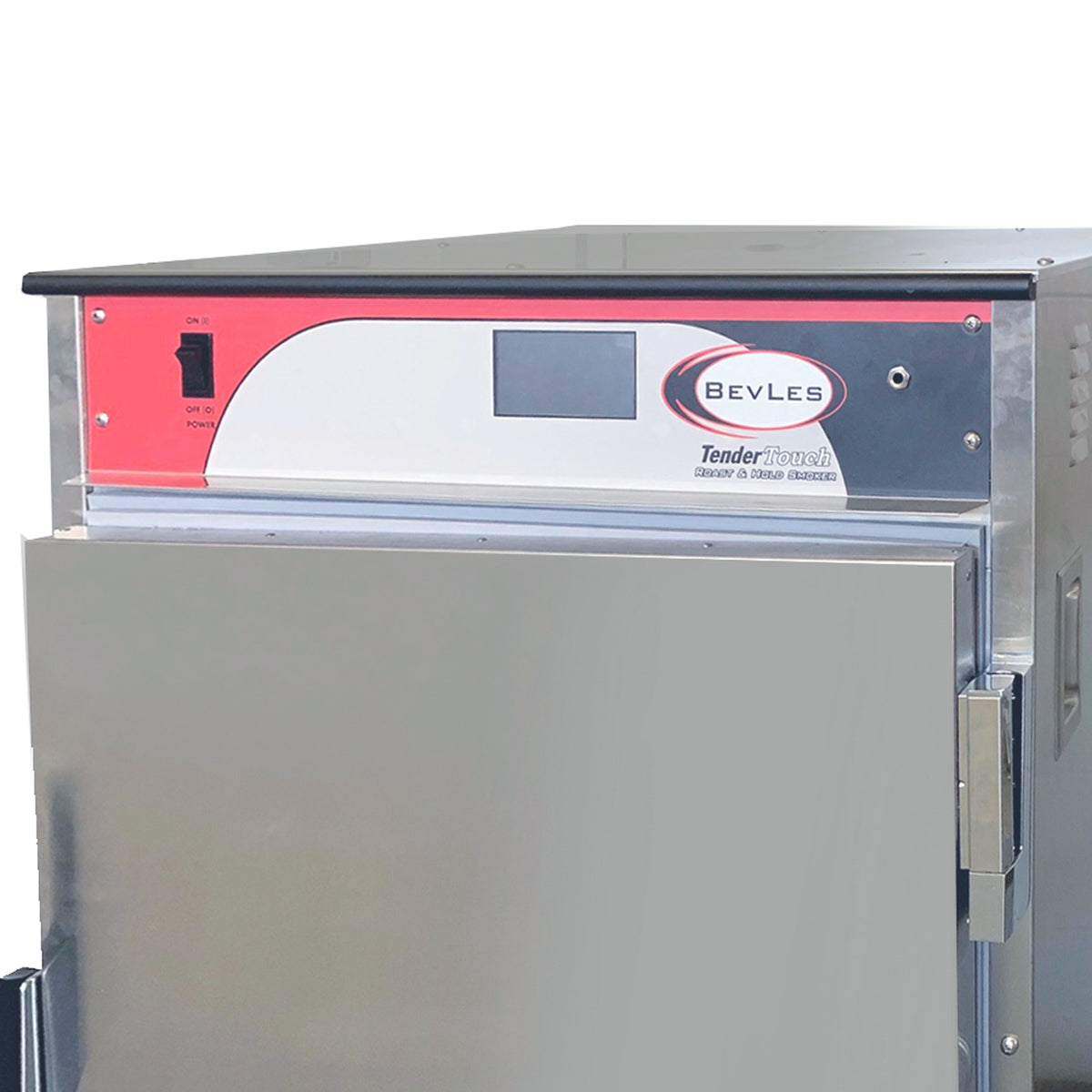 BevLes HRHS44 Tender Touch 1/2 Size Roast & Hold Smoker, Narrow Width, 240V, in Silver (HRHS44P74)