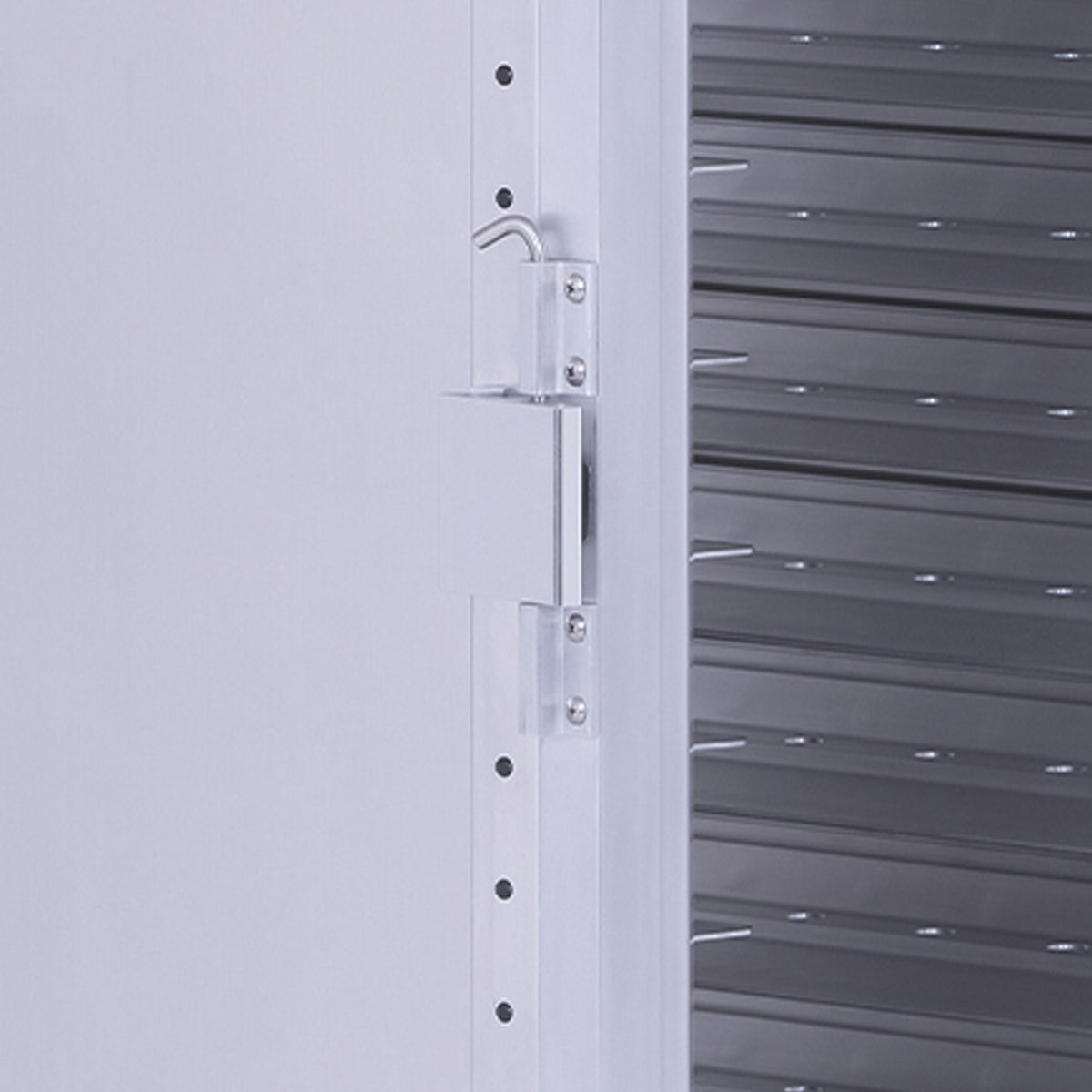 BevLes PHC70-32-A Full Size Non-Insulated PHC Proofing & Holding Cabinet, 115V, Left Hand Hinge, Dutch Doors, in Silver (PHC70-32-A-1L2)