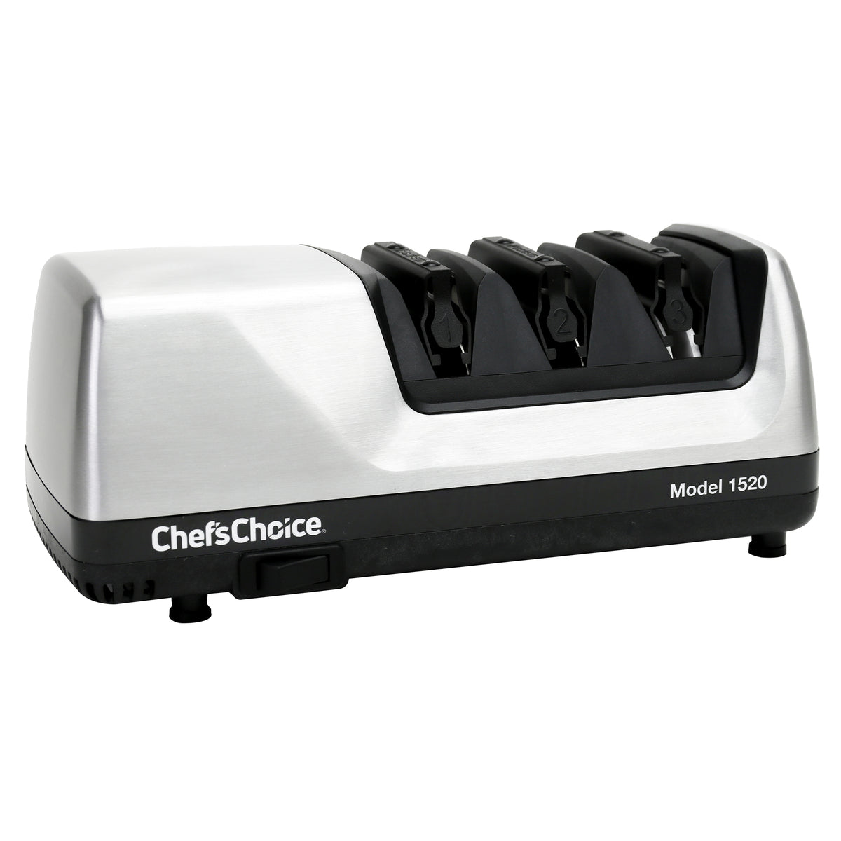 Chef's Choice 1520 AngleSelect Professional Electric Knife Sharpener, in Brushed Metal (0115207)