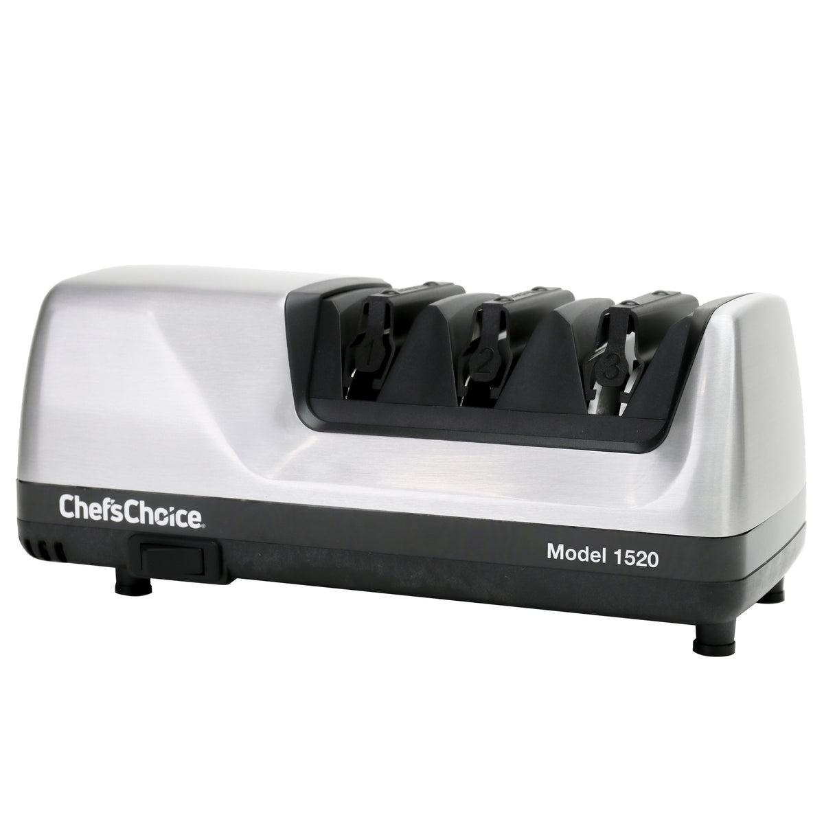 Chef's Choice 1520 AngleSelect Professional Electric Knife Sharpener, in Brushed Metal (0115207)