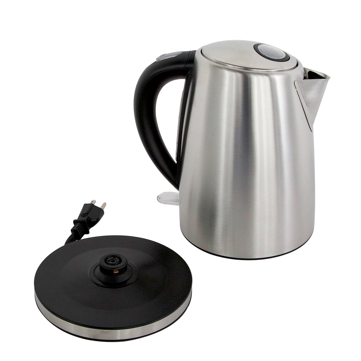 Chef's Choice 681 Cordless Electric Kettle with Auto-Shutoff, 1.7 Liter Capacity, in Brushed Stainless Steel (6810001)