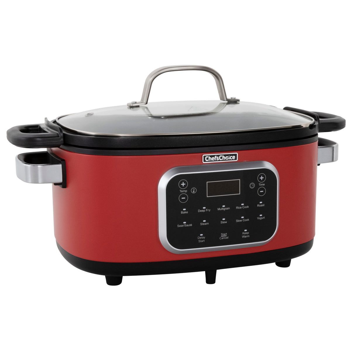 Chef's Choice VCCC20 12-in-1 Multi-Cooker, 6 Qt., in Red (VCCC20RD13)