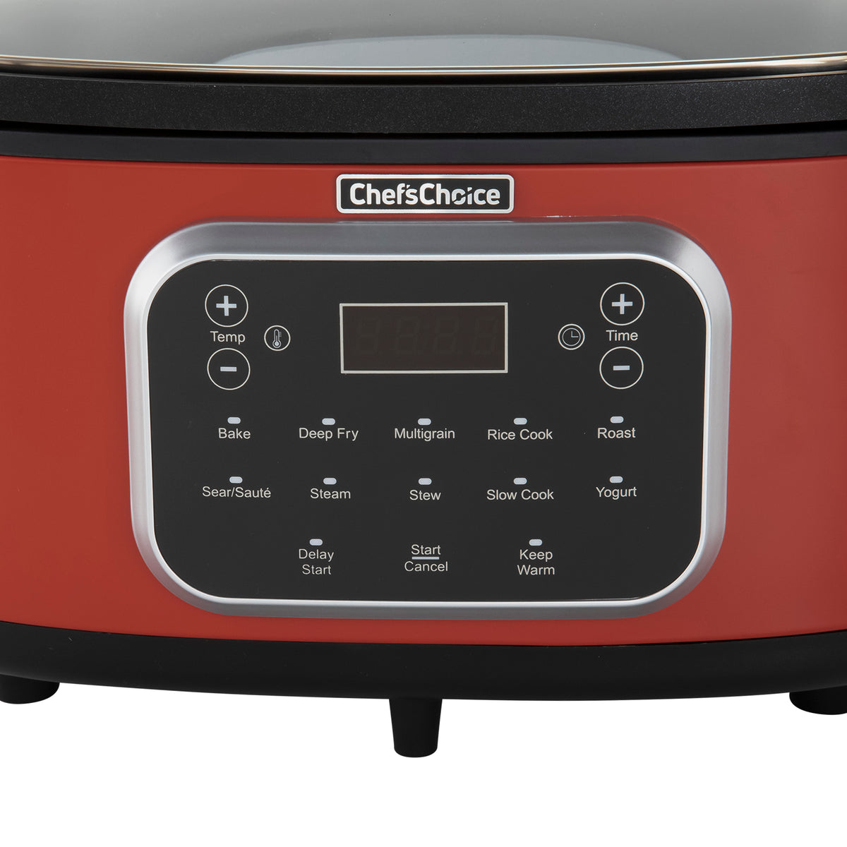 Chef's Choice VCCC20 12-in-1 Multi-Cooker, 6 Qt., in Red (VCCC20RD13)