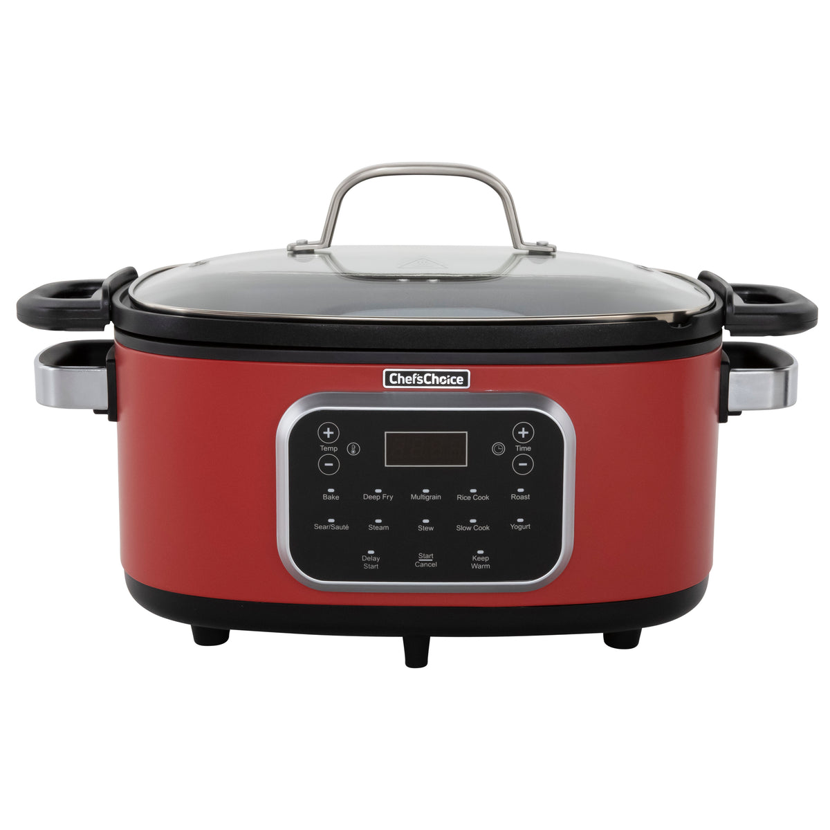 Chef's Choice VCCC20 12-in-1 Multi-Cooker, 6 Qt., in Red (VCCC20RD13)