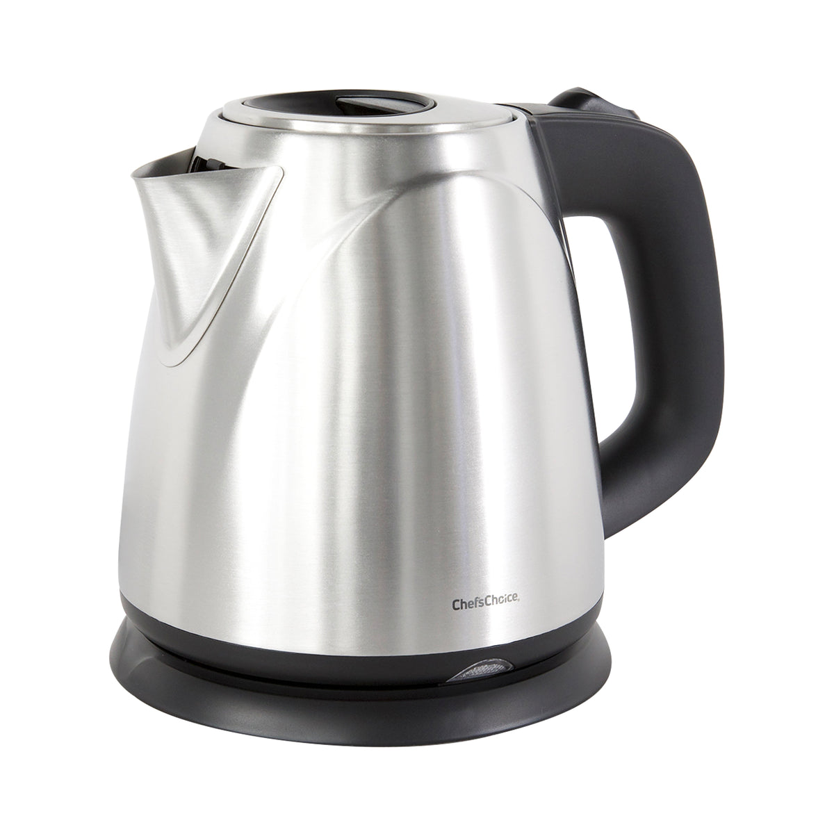 Chef's Choice 673 Cordless Compact Electric Kettle, 1 Liter, in Brushed Stainless Steel (6730001)