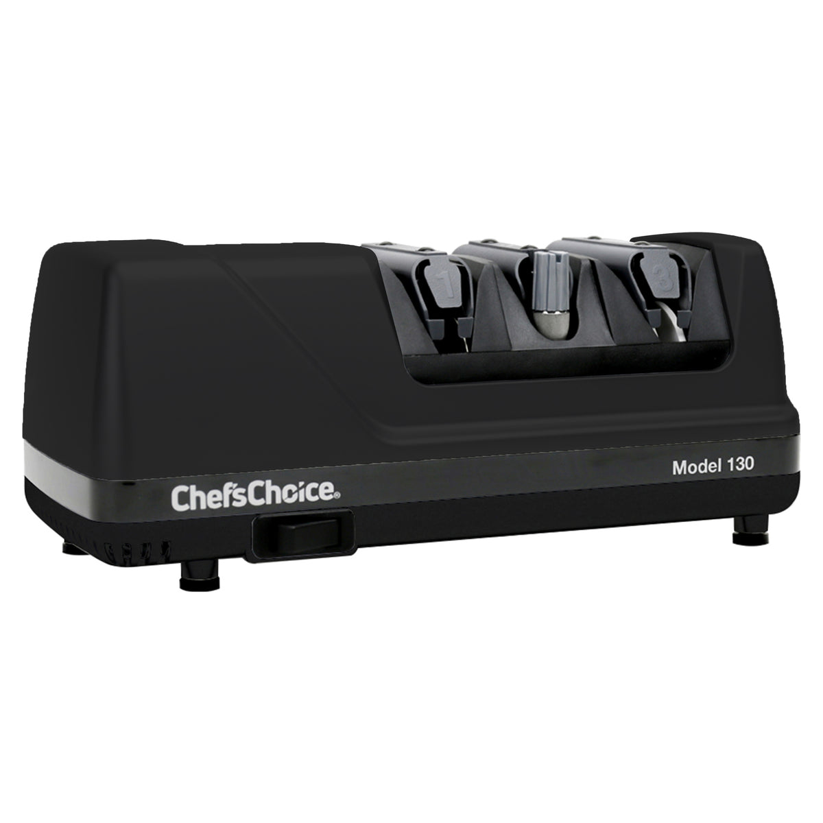 Chef's Choice 130 EdgeSelect Professional Electric Knife Sharpener for Straight Edge and Serrated Knives, in Black (0130501)