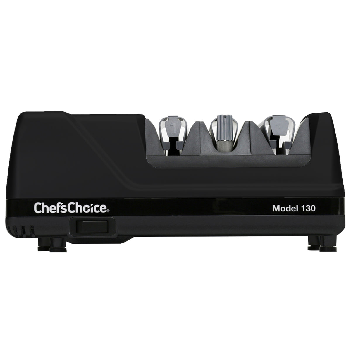 Chef's Choice 130 EdgeSelect Professional Electric Knife Sharpener for Straight Edge and Serrated Knives, in Black (0130501)