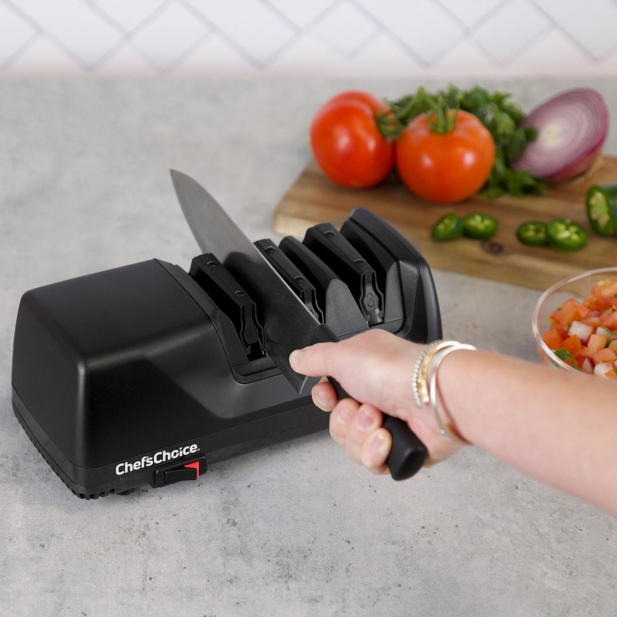 Chef's Choice 15XV Electric Sharpener, in Matte Black (SH15XVMB21)