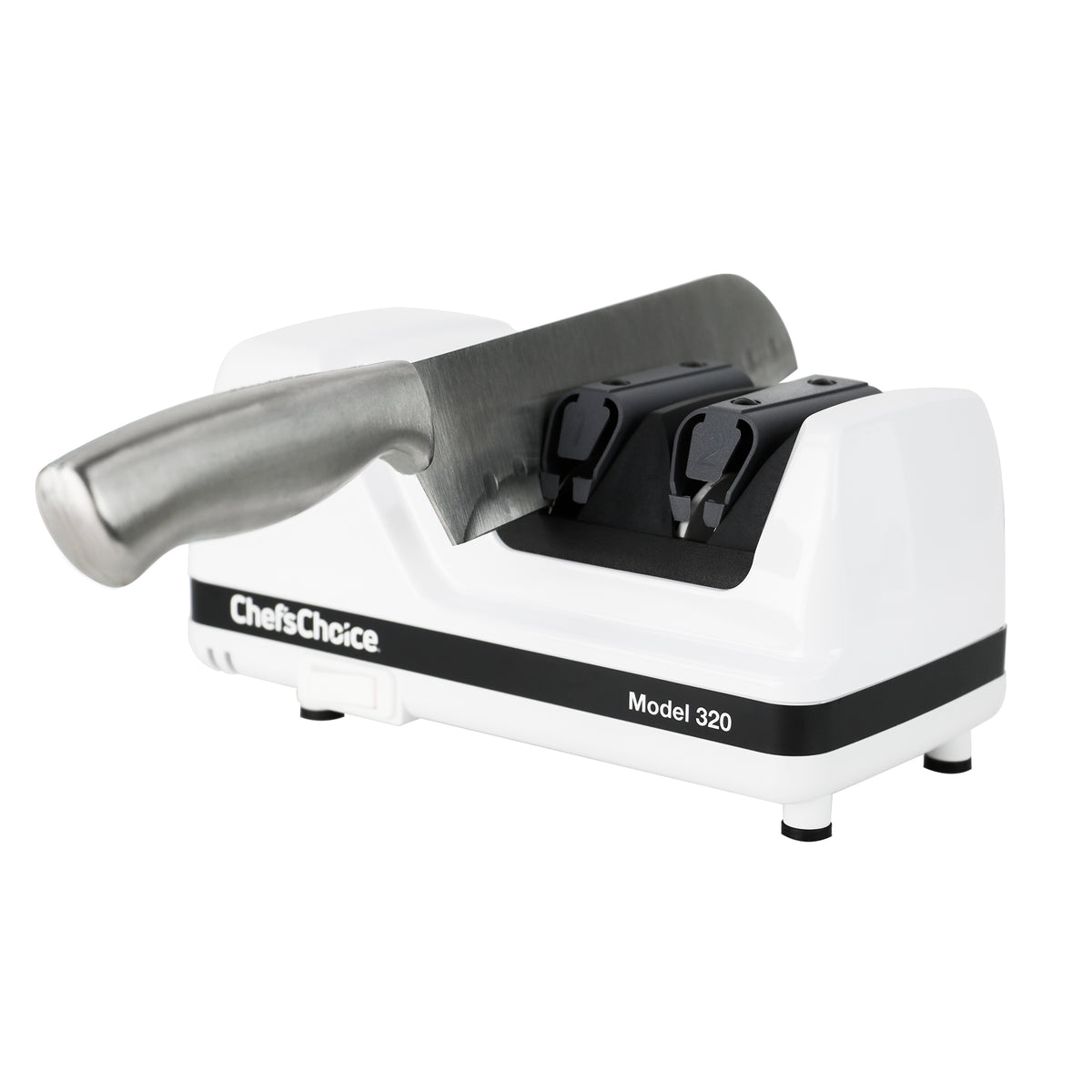 Chef's Choice 320 Professional Electric Knife Sharpener with Diamond Hone, 2 Stage, in White (0320000)