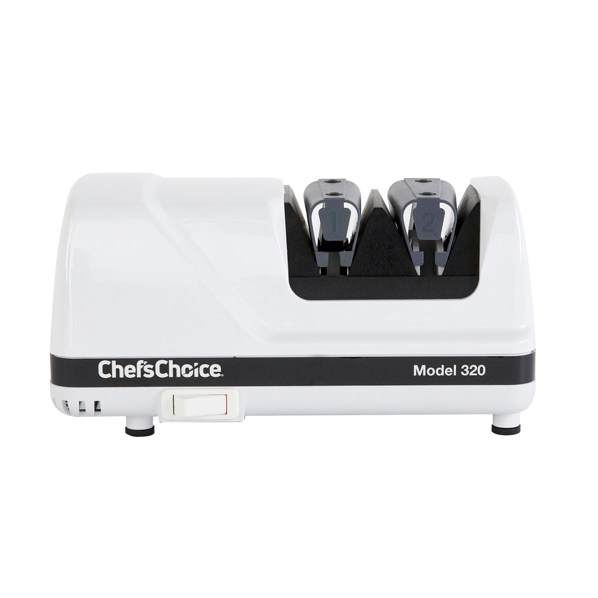 Chef's Choice 320 Professional Electric Knife Sharpener with Diamond Hone, 2 Stage, in White (0320000)