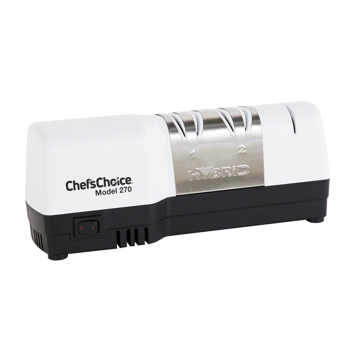 Chef's Choice 270 Diamond Hone Hybrid Knife Sharpener, 3-Stage, in White (0270100)