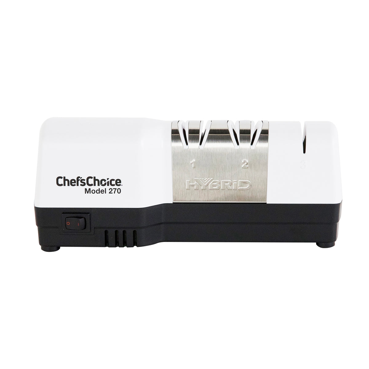 Chef's Choice 270 Diamond Hone Hybrid Knife Sharpener, 3-Stage, in White (0270100)