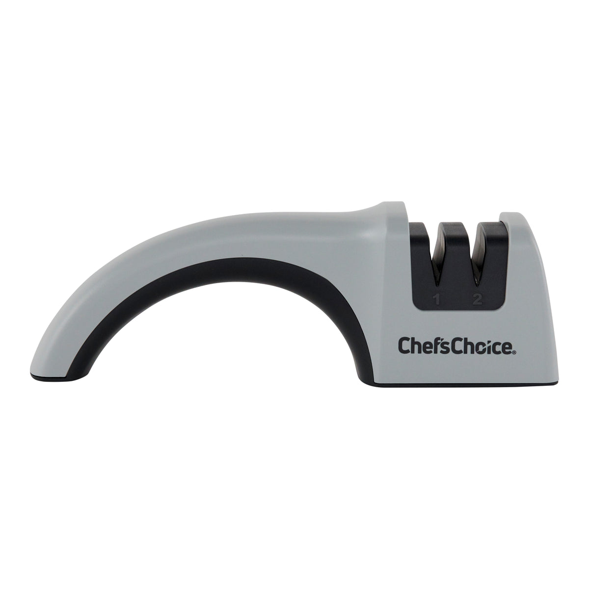 Chef's Choice 445 Diamond Hone 2-Stage Manual Knife Sharpener for Straight Edge Knifes, in Silver (4450105)