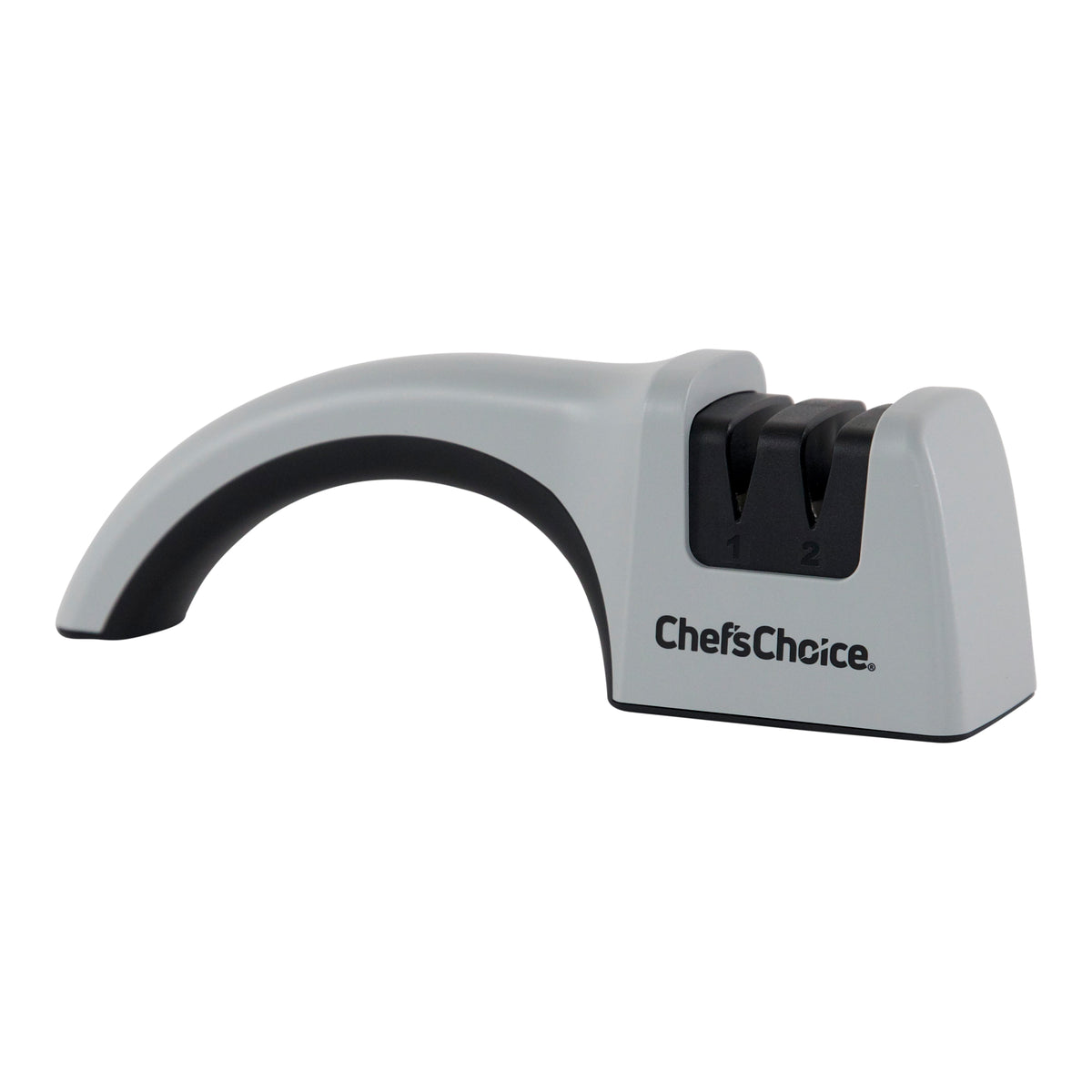 Chef's Choice 445 Diamond Hone 2-Stage Manual Knife Sharpener for Straight Edge Knifes, in Silver (4450105)