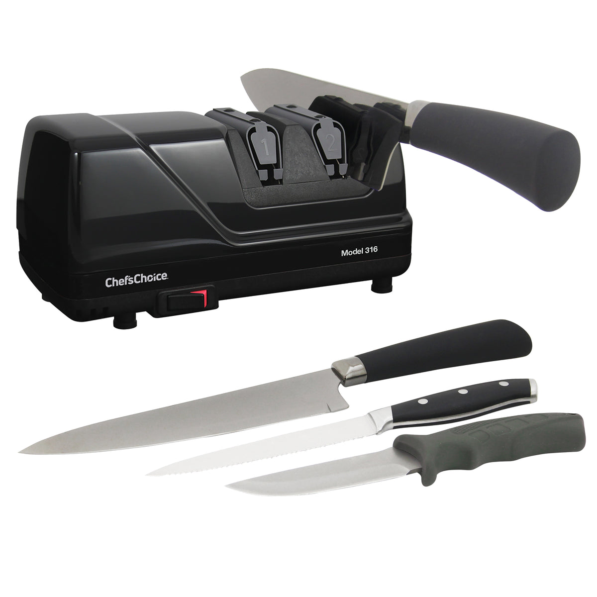 Chef's Choice 316 Electric Knife Sharpener, in Black (0316000)