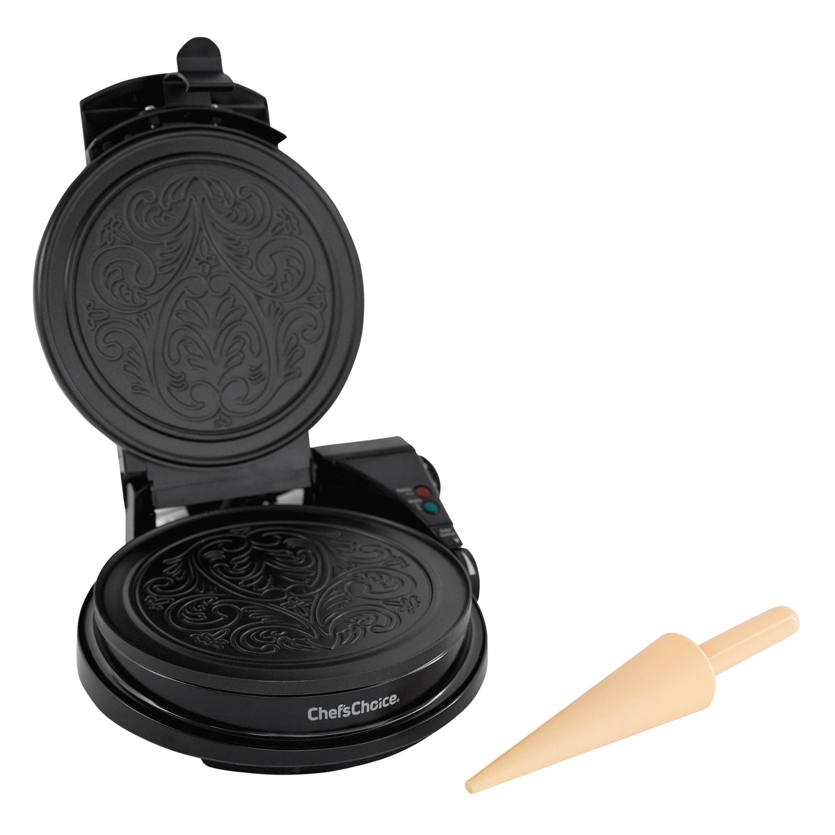 Chef's Choice 839 KrumKake Express Model 839, 6" Cone, in Black (8390000)